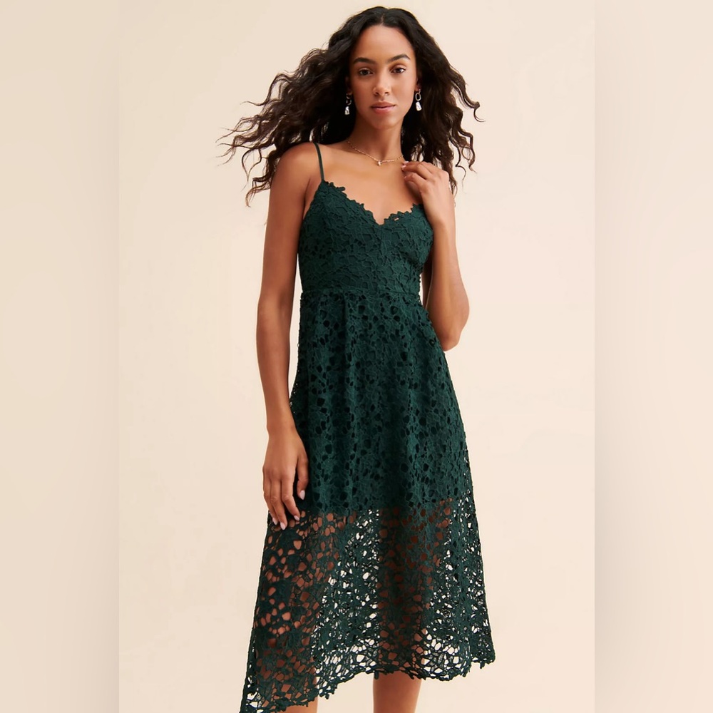 Green Lace Dress
